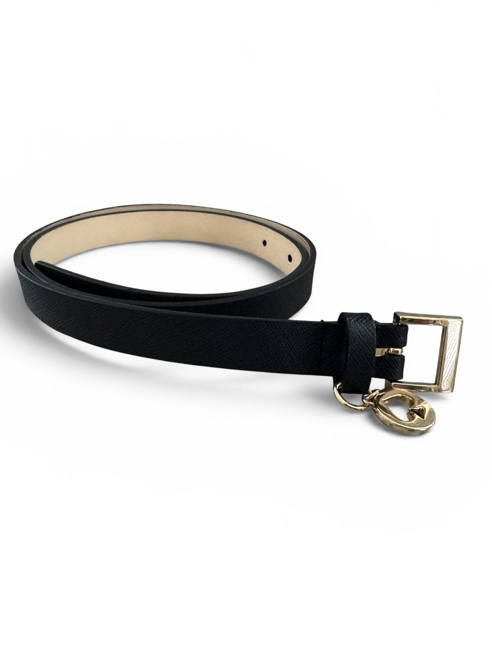 Kate Spade Leather five hole belt size medium